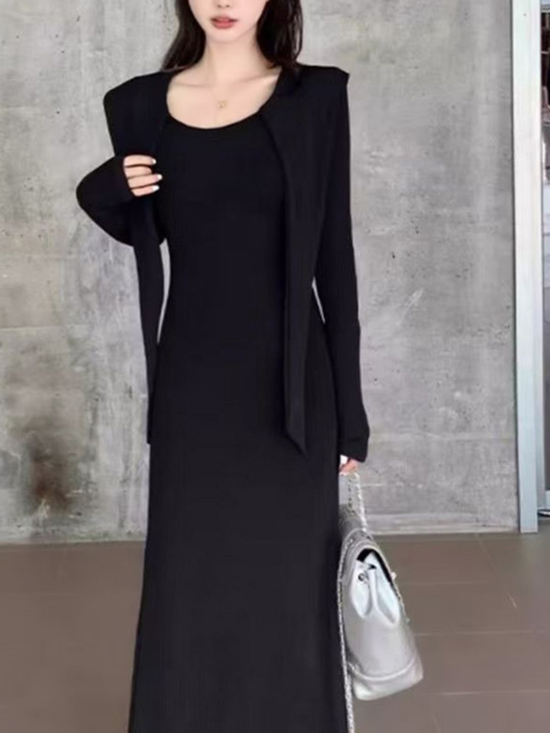 DressBerry Women Scoop Neck Sheath Dress