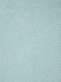 KLOTTHE Turquoise Blue Solid Fitted 300 TC Woolen Single Bedsheet with 1 Pillow Cover