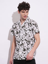 Being Human Men Classic Slim Fit Opaque Printed Casual Shirt
