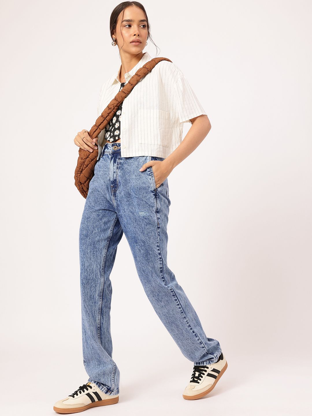 DressBerry Women Effortless Edge Straight Fit Jeans