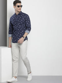The Indian Garage Co Men Slim Fit Opaque Printed Casual Shirt