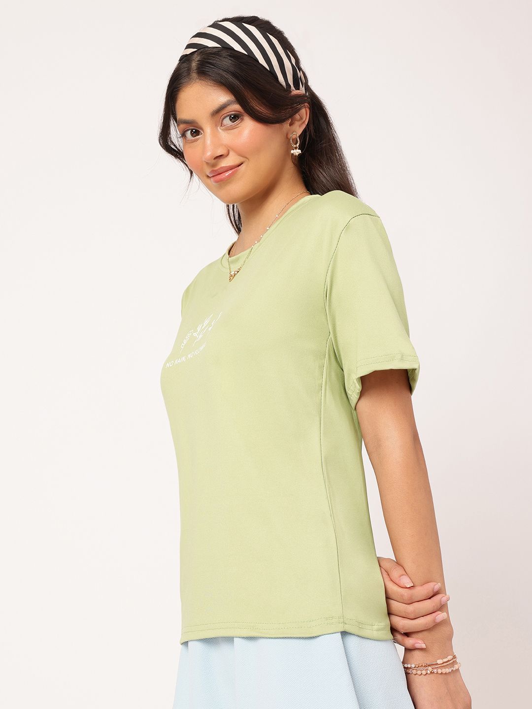 DressBerry Revamped Go-To Printed T-shirt