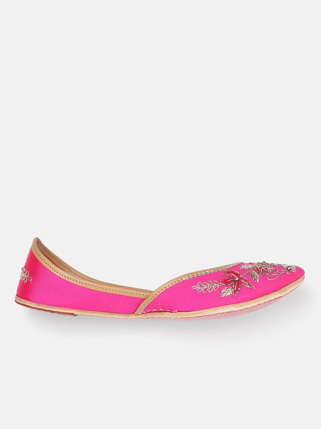 House of Pataudi Women Ethnic Embellished Mojaris