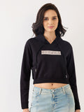 SPYKAR Women Hooded Sweatshirt