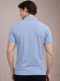 Baju-T Kolar Polo Bercetak ADRO Lelaki