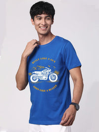 ADRO Men Graphic Printed Round Neck Cotton T-shirt