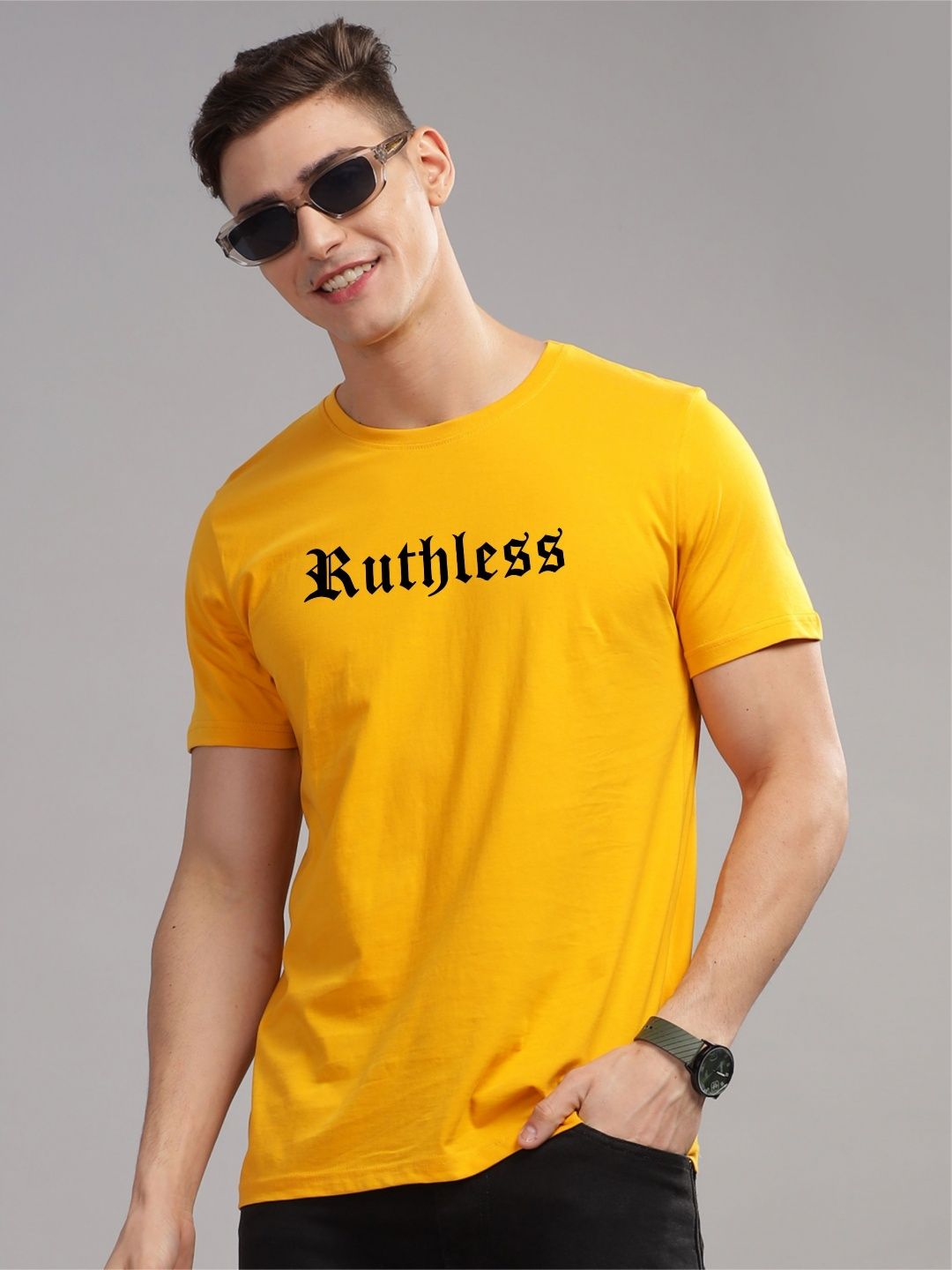 ADRO Men Printed T-shirt