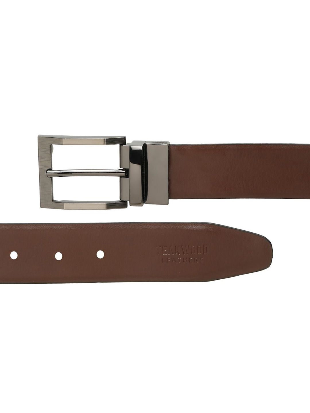 Teakwood Leathers Men Leather Reversible Formal Tang Belt