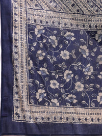 Libas Floral Printed Pure Cotton Kurta with Trousers & Dupatta