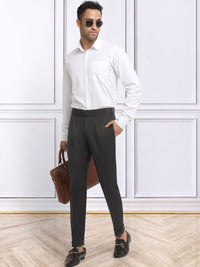 Seluar Gurkha Formal Fit Slim Fit Coklat Gelap Lelaki