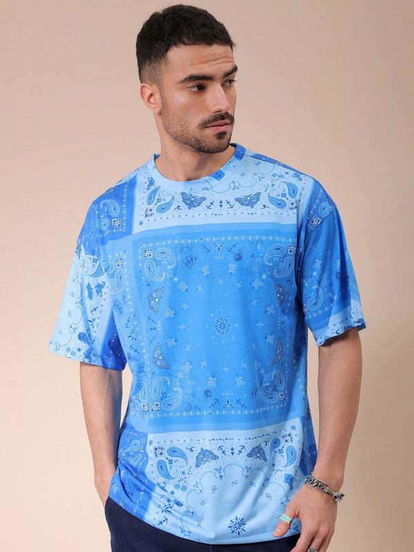 T-Shirt T-Shirt Leher Bulat Abstrak Indian Garage Co Abstrak