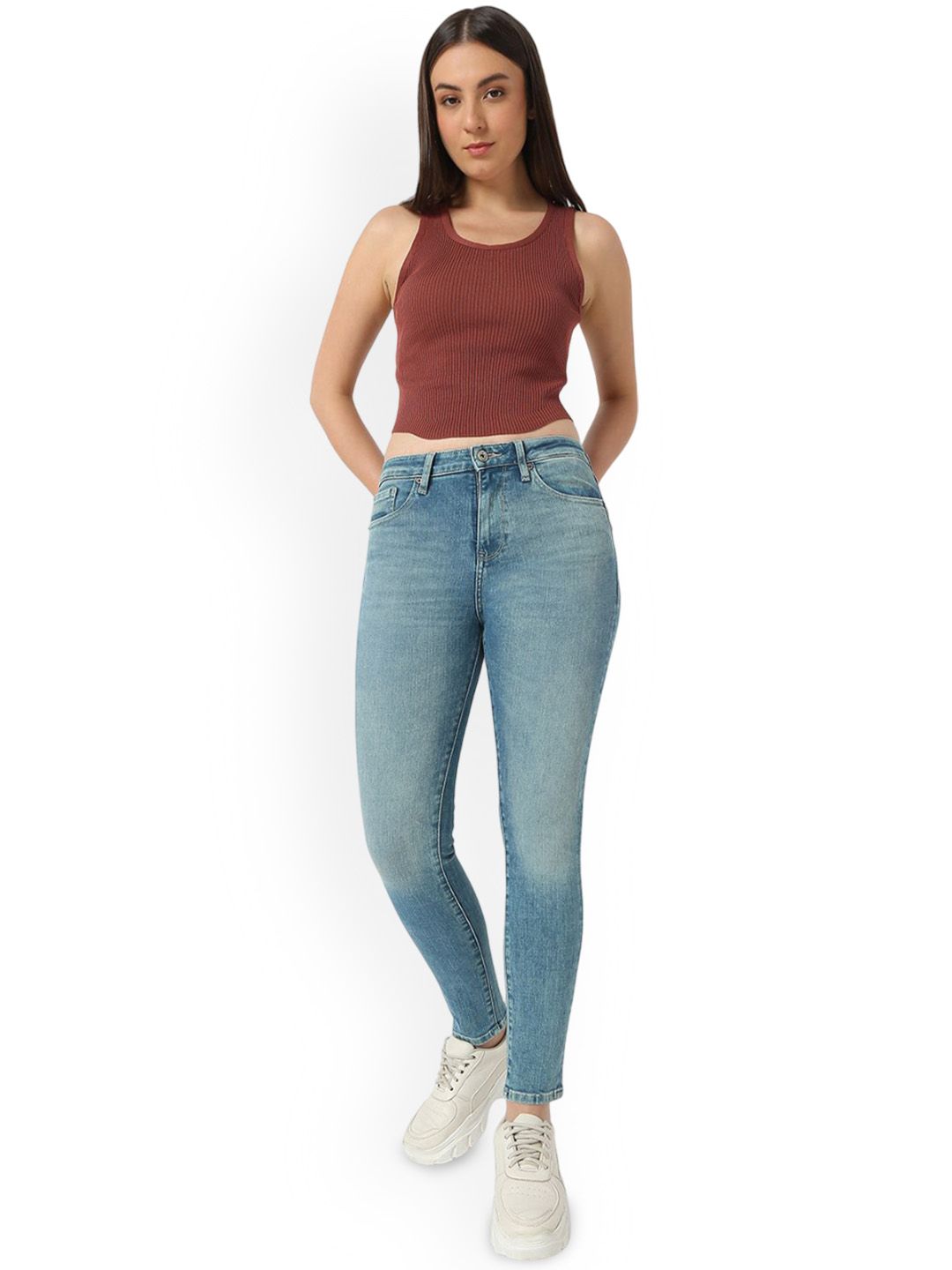 SPYKAR Women Super Skinny Fit High-Rise Jeans