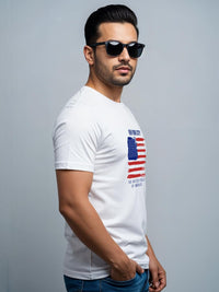 ADRO Men White Tshirts