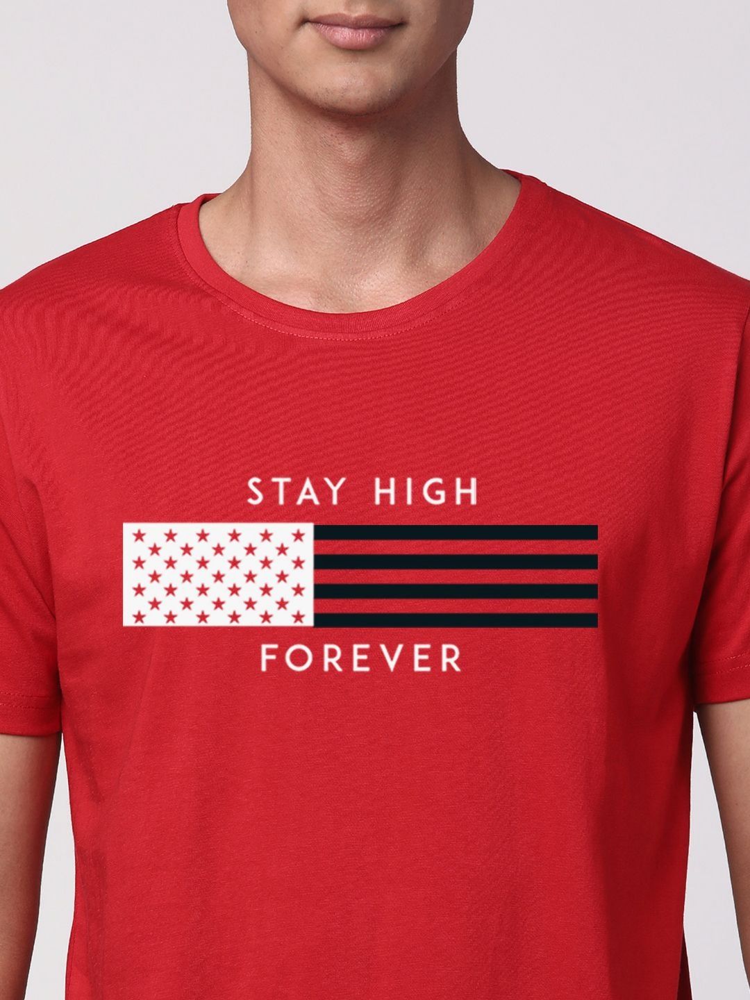 ADRO Men Graphic Printed Cotton T-shirt