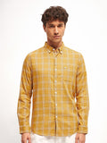 THE BEAR HOUSE Men Slim Fit Opaque Checked Casual Shirt
