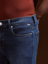 THE BEAR HOUSE Men Slim Fit Slash Knee Stretchable Jeans