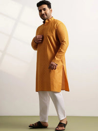 SOJANYA PLUS Men Printed Regular Kurta with Pyjamas