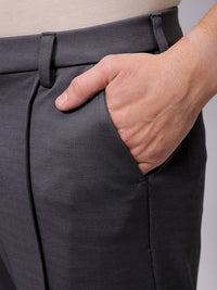 The Indian Garage Co Men Mid-Rise Flared Pleated Trousers