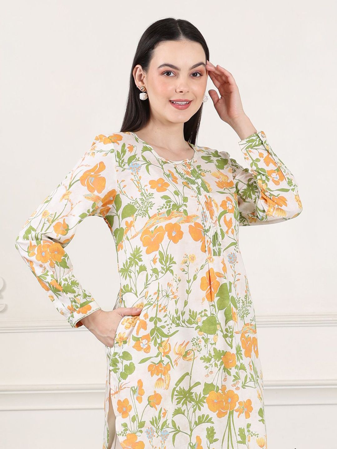 W Printed Tunic