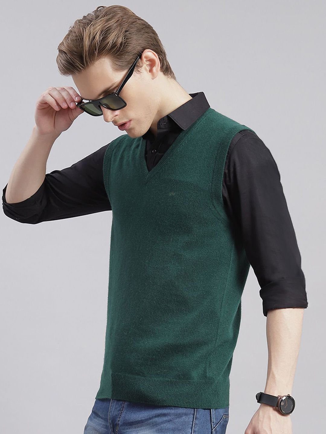 Monte Carlo Men Woollen Sweater Vest