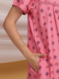 Sweet Dreams Printed Maxi Nightdress