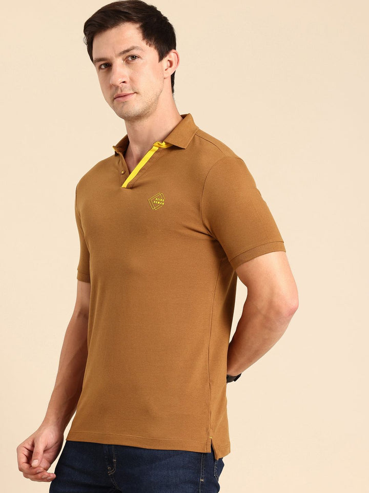 Being Human Polo Collar Pure Cotton T-shirt