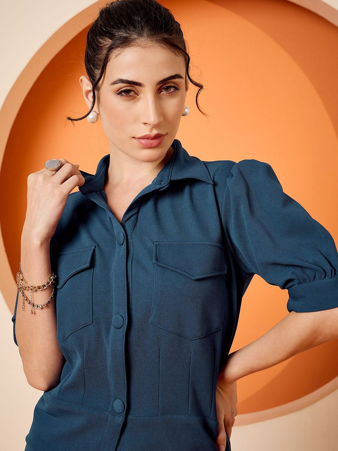 Antheaa Shirt & Skirt Co-Ords