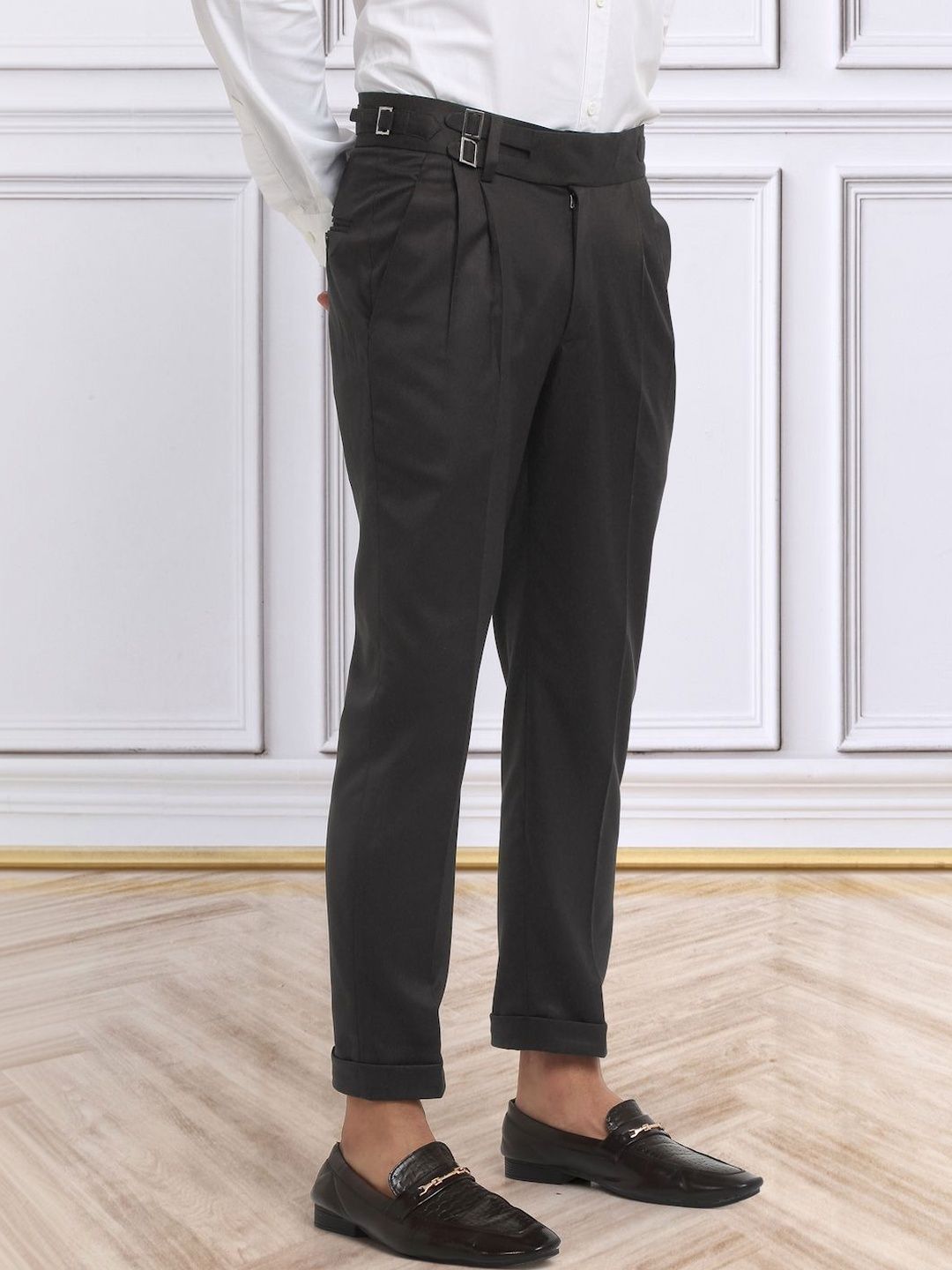 Moda Rapido Men Slim Fit Easy Wash Trousers