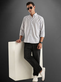 ADRO Standard Tartan Checks Baju Kasual Kapas
