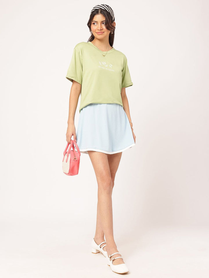 DressBerry Revamped Go-To Printed T-shirt