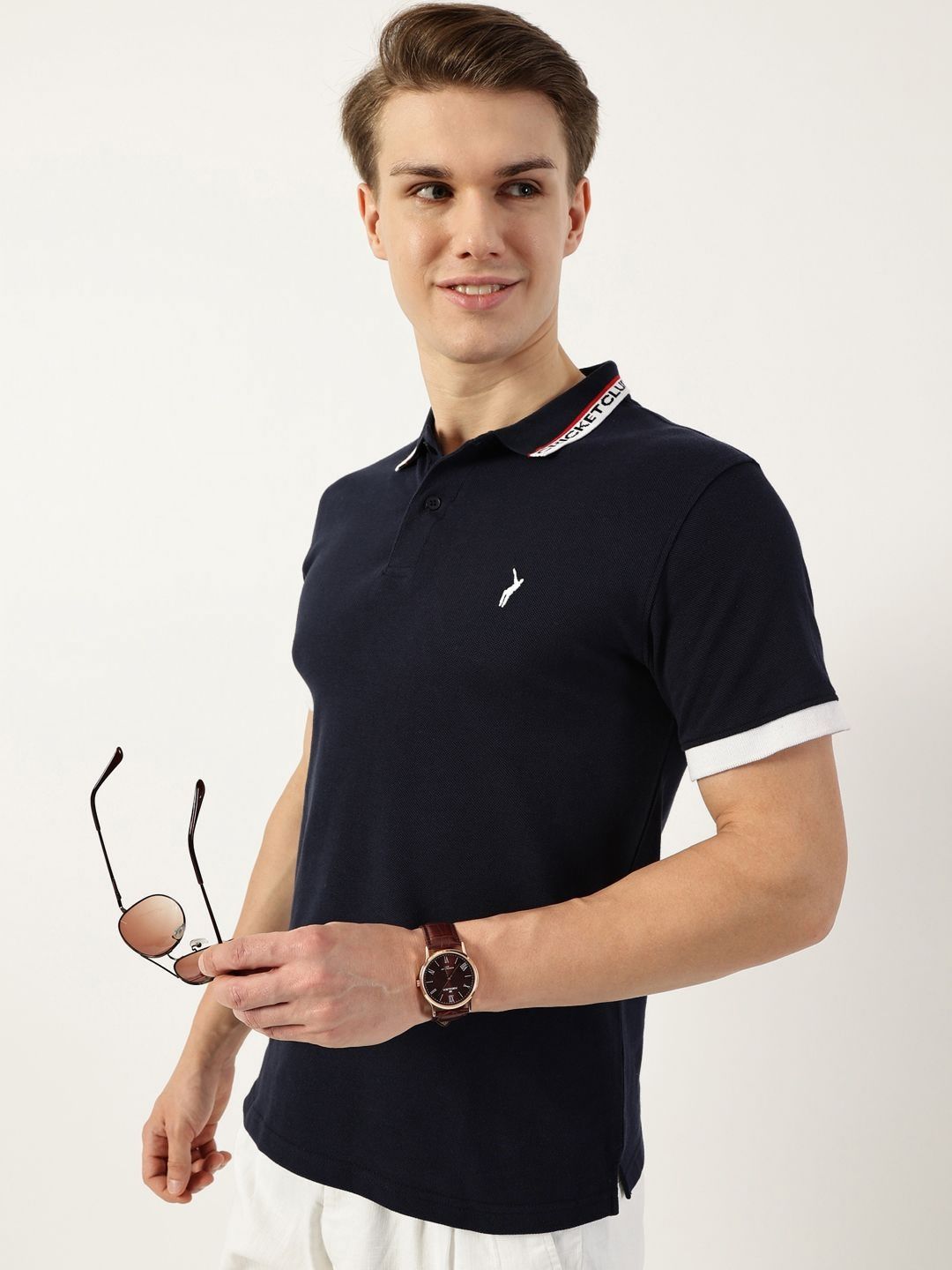 Thomas Scott Men Polo Collar T-shirt