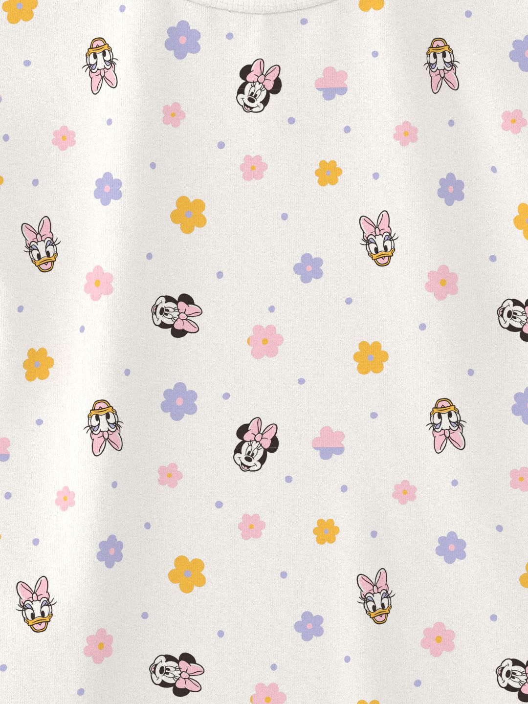 NautiNati Disney Girls Pack of 2 Cotton Minnie Mouse Printed T-shirts