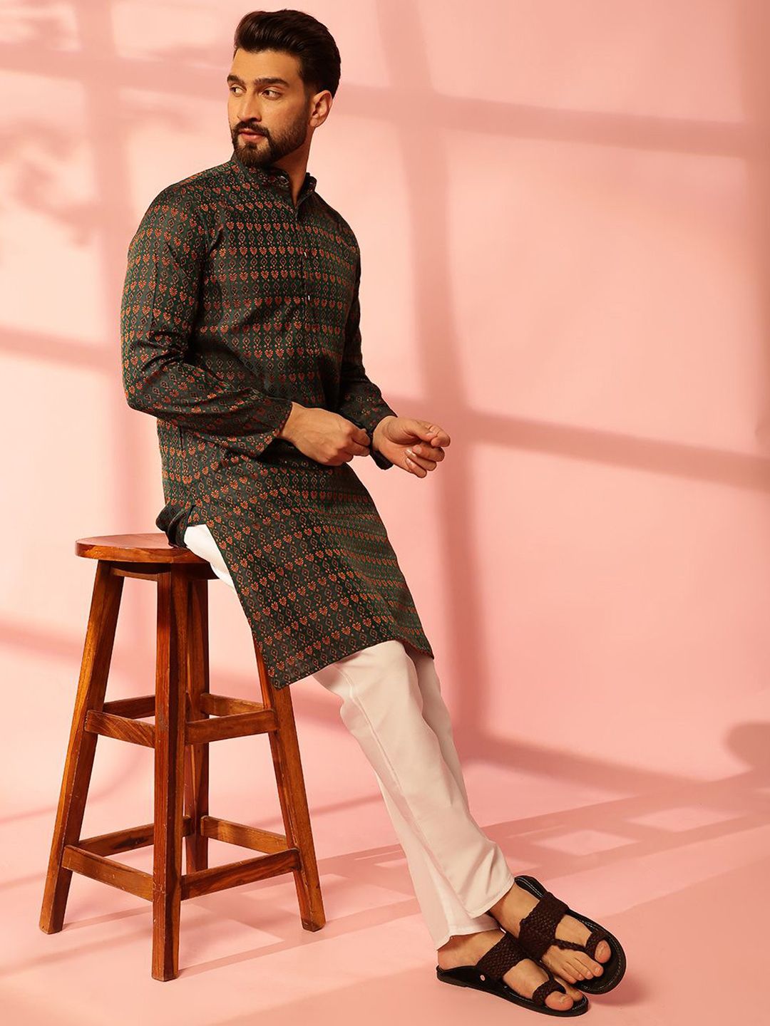 Anouk Men Regular Kurta with Pyjamas