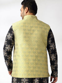 SOJANYA PLUS Men Paisley Motif Printed Nehru Jacket