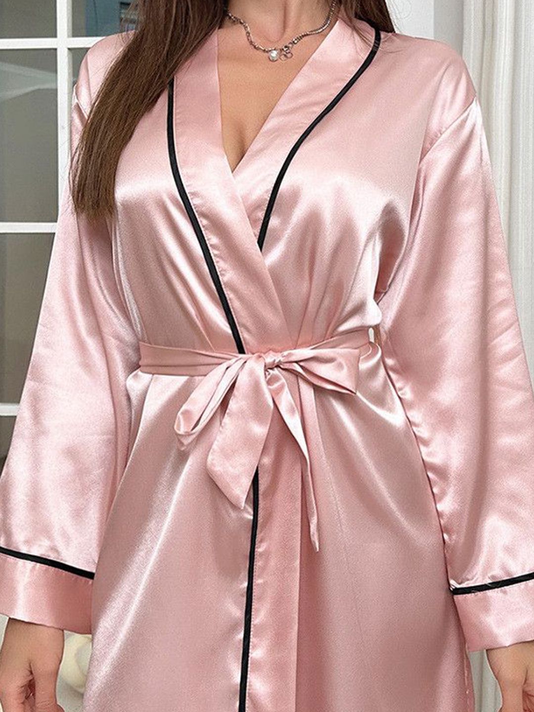 DressBerry Front Open Robe