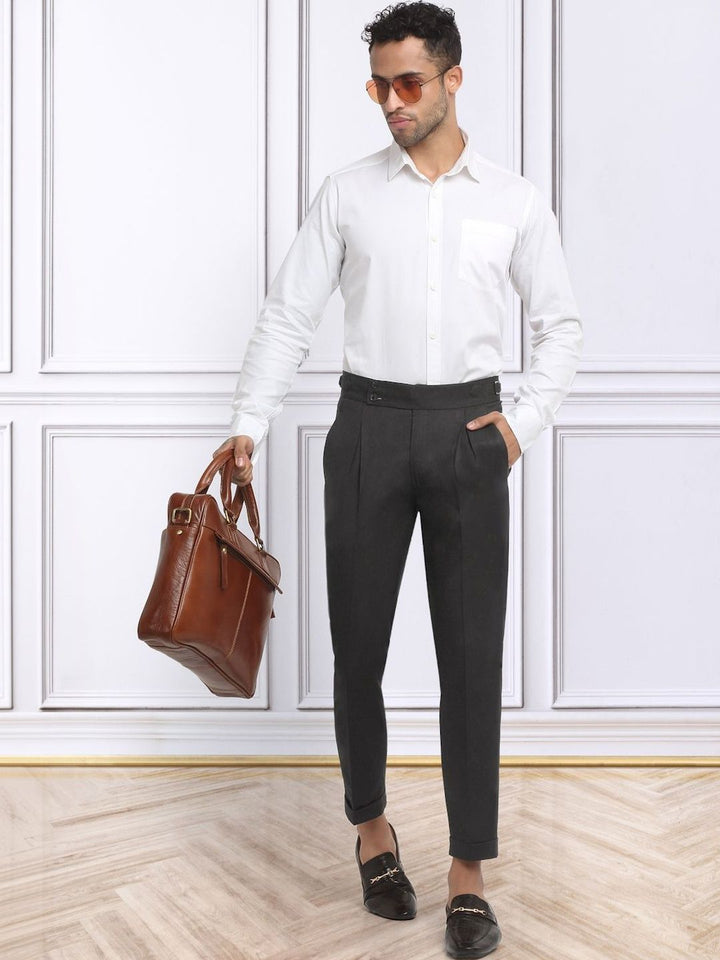 Moda Rapido Men Slim Fit Easy Wash Trousers
