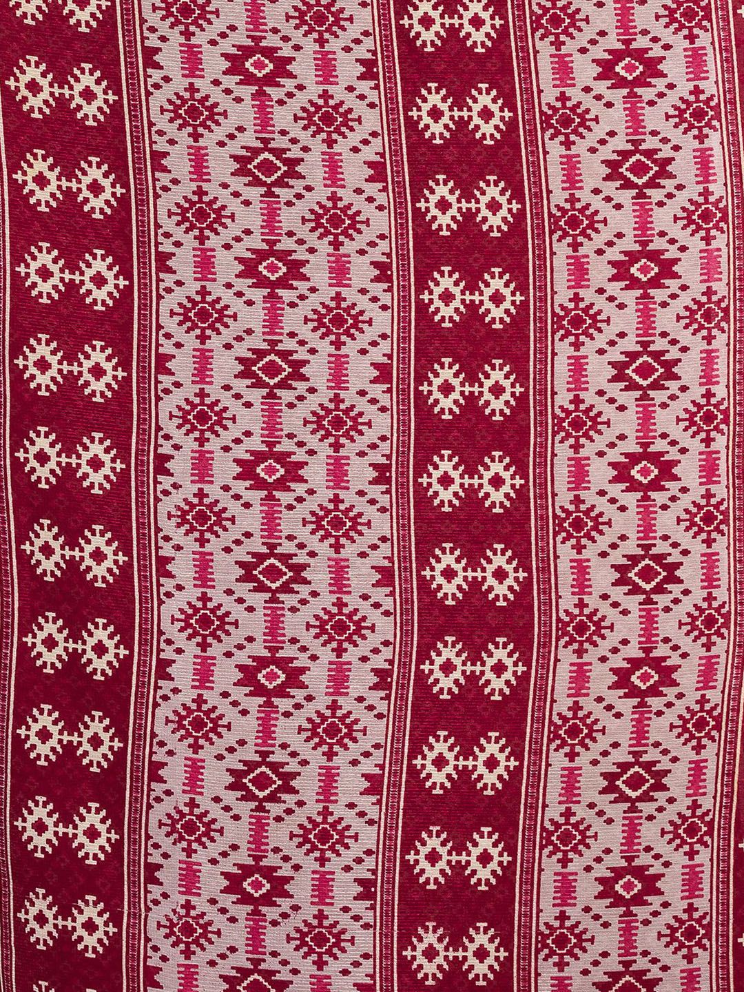 Kalini Zari Pure Chiffon Ikat Saree