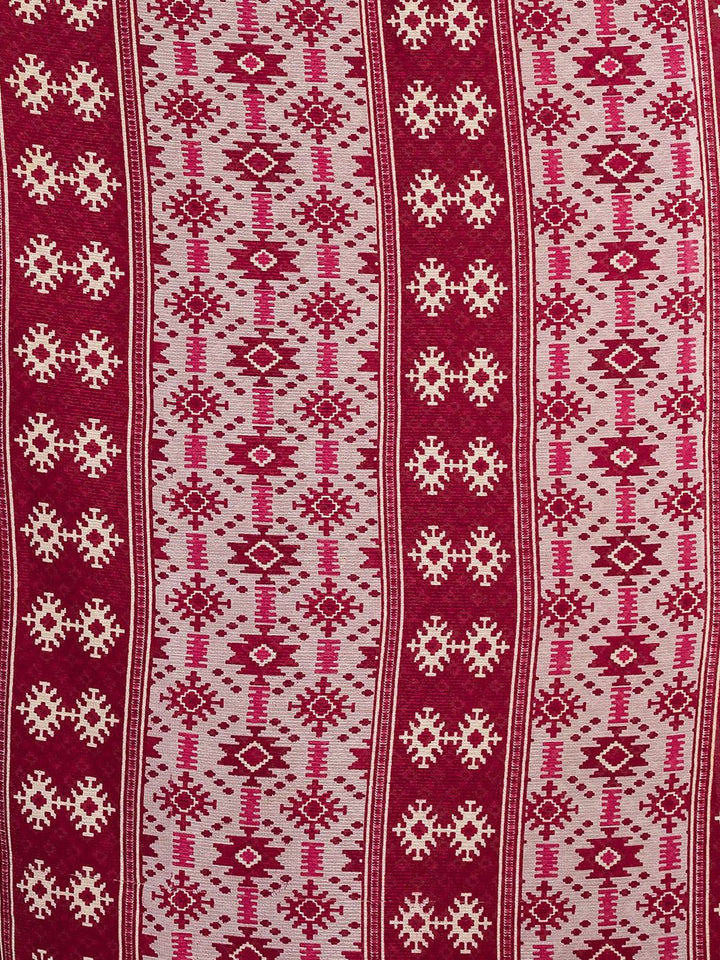 KALINI Zari Pure Chiffon Ikat Saree