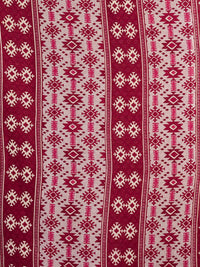 KALINI Zari Pure Chiffon Ikat Saree