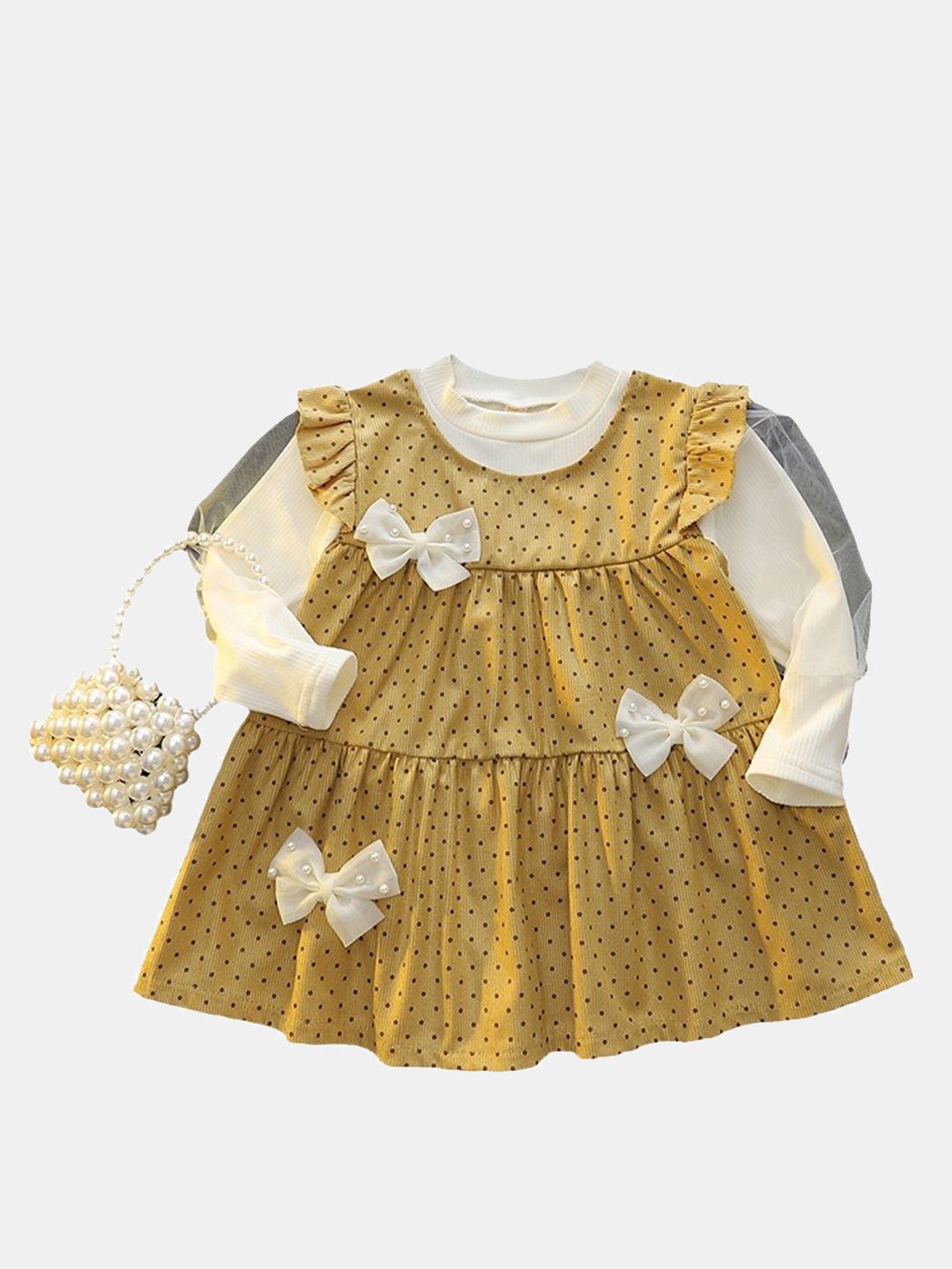 YK Floral Print A-Line Dress