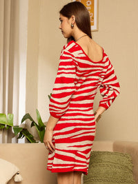 Berrylush Women Self Design Jumper Dress