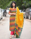 KALINI Women Ethnic Motifs Printed Regular Kurta with Trousers & With Dupatta