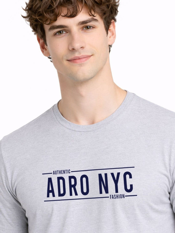 ADRO Men Typography Printed T-shirt