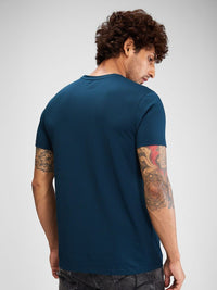SPYKAR Men Typography Pockets Slim Fit T-shirt
