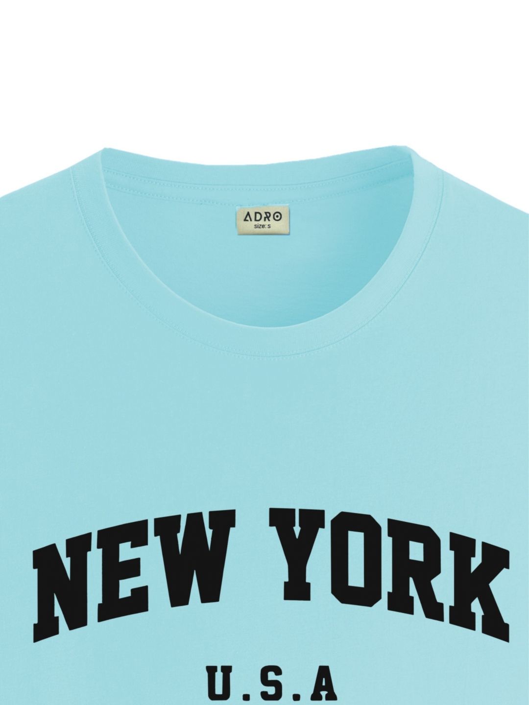 ADRO Men Typography Printed Applique T-shirt