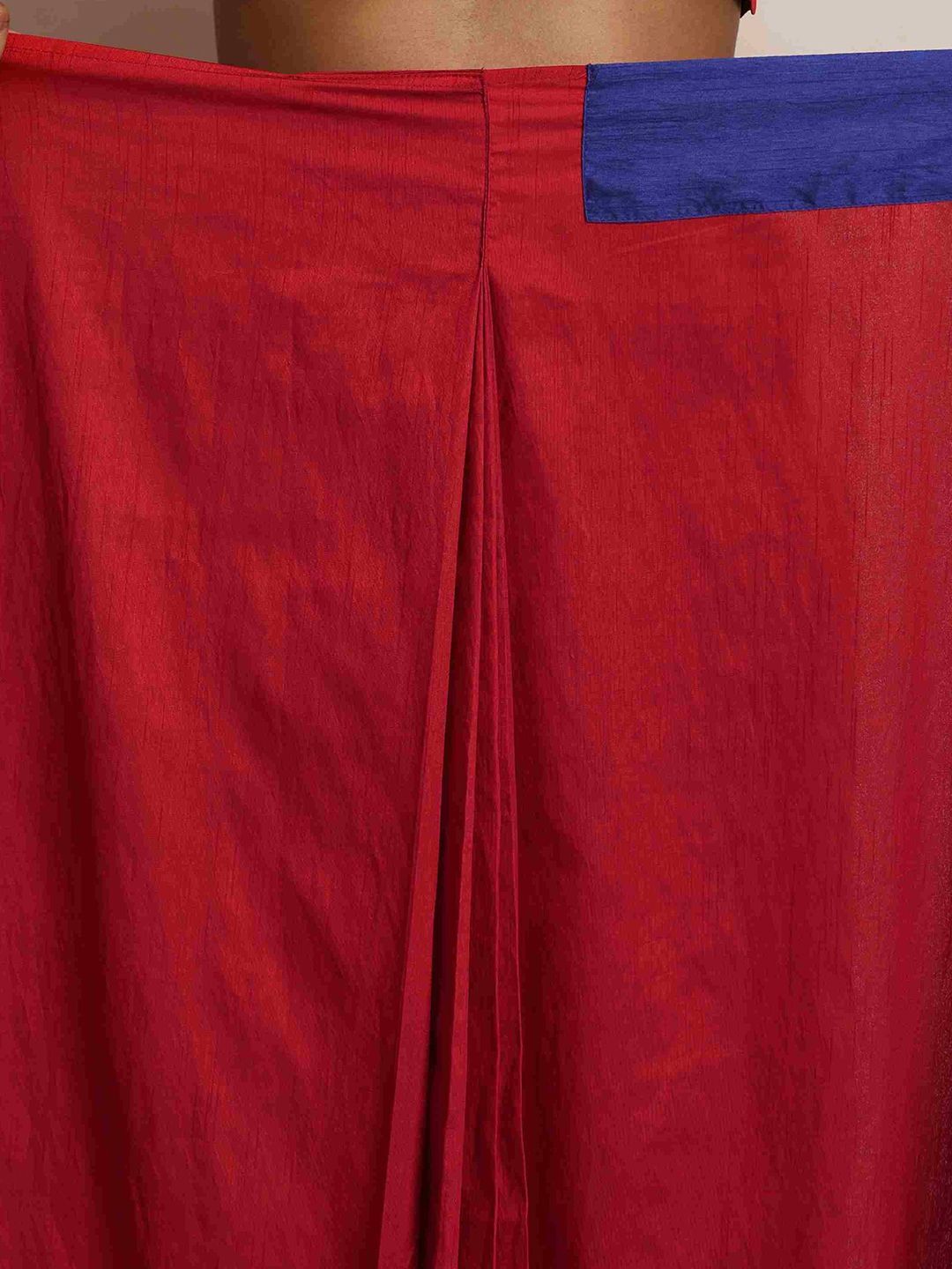 Truebrowns colourblocked siap memakai saree