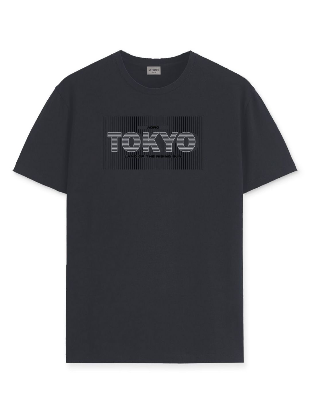 ADRO Men Typography Printed Round Neck Cotton T-shirt