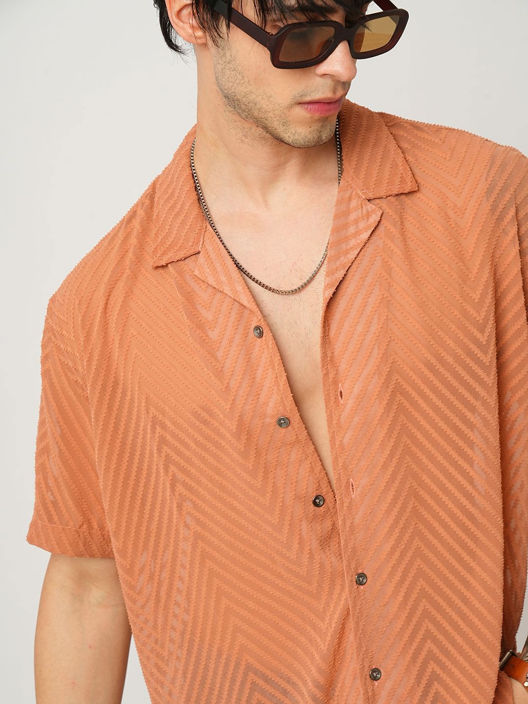 VASTRADO Men Classic Opaque Casual Shirt