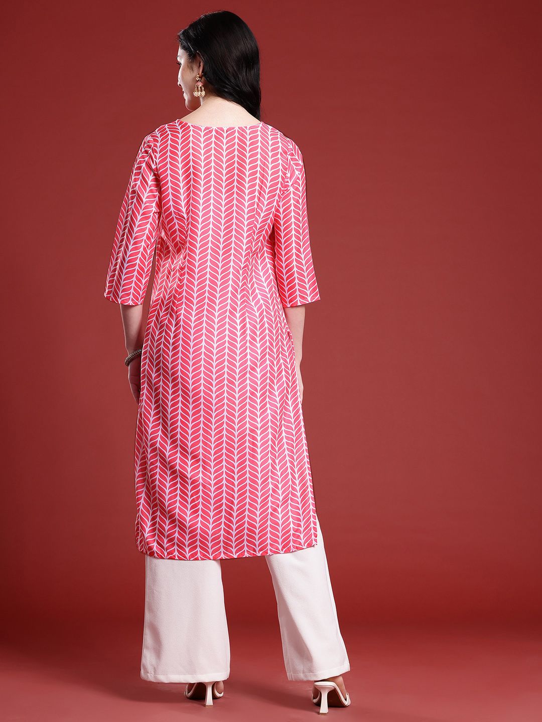 Anouk Printed Straight Kurta