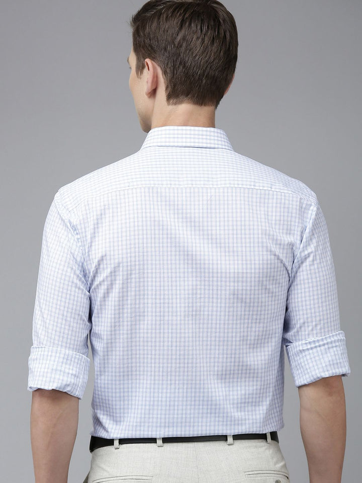Park Avenue Pure Cotton Slim Fit Checked Formal Shirt